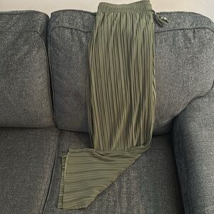 Love Olive Green Drawstring Pants